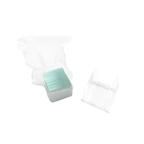 YKMYXZ, Mikroskop-Deckglas, Mikroskop-Objektträger, quadratisches Deckglas, 18 x 18 mm, 20 x 20 mm, 22 x 22 mm, 24 x 24 mm, 24 x 32 mm, 24 x 40 mm, 100 Stück(24 x 50 mm 100 Pcs) von YKMYXZ