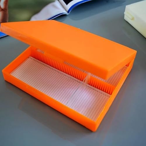 YKMYXZ, Objektträgerbox for die biologische Pathologie, fasst bis zu 25/50/100-fachen Objektträger, Bio-Scheibenbox, Schlitz, rechteckige Objektträgerbox aus Glas for Mikroskope YKMYXZ, Objektträgerbox for die biologische Pathologie, fasst bis zu 25/50/100-fachen Objektträger, Bio-Scheibenbox, Schlitz, rechteckige Objektträgerbox aus Glas for Mikroskope von YKMYXZ
