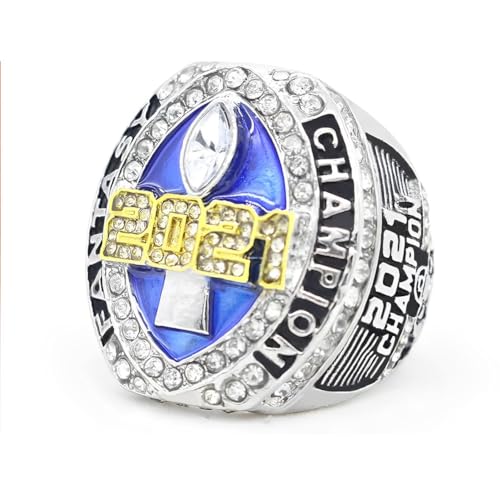 YKMYXZ 2021 Fantasy Football Championship Ring FFL League Champion Ringe Rugby Fan Freund Geschenke Souvenir(11 Months) von YKMYXZ