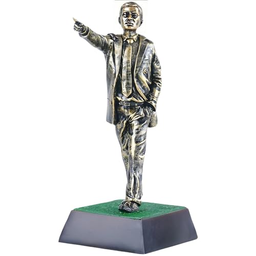YKMYXZ Fußball-Trophäe for die besten Taktiken, Meister Mourinho, Kommandotrophäe, Fußballspieltrophäe, Harzstatue, individuelle Gravur geeignet von YKMYXZ