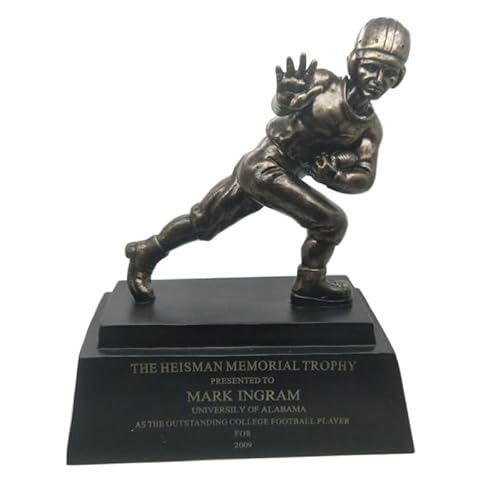 YKMYXZ Heisman Memorial Trophy – Die Auszeichnung for den wertvollsten Footballspieler der American University Individuelle Trophäen aus Kunstharz for Rugby YKMYXZ Heisman Memorial Trophy – Die Auszeichnung for den wertvollsten Footballspieler der American University Individuelle Trophäen aus Kunstharz for Rugby von YKMYXZ