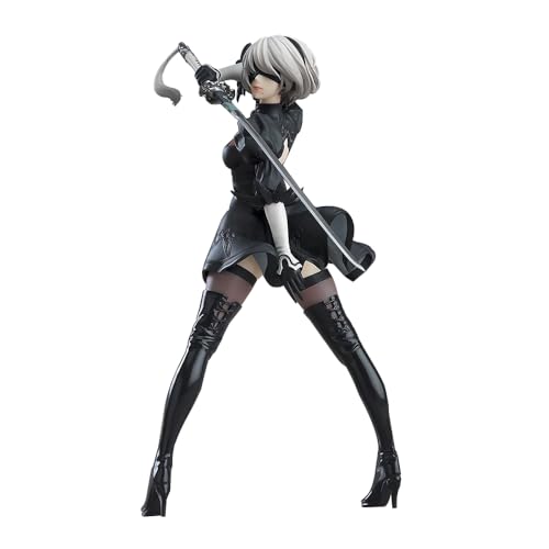 2B Action Figur Anime No.2 Type B Figur Modell, 2Byorha Action Figur Statue Sammelbare Desktop Dekoration 17cm von YLEAFUN