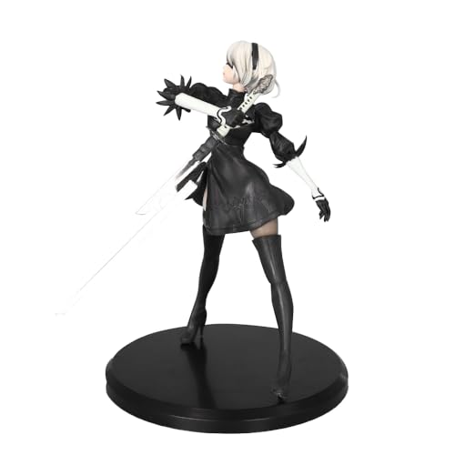 2B Action Figur Anime No.2 Type B Figur Modell, 2Byorha Action Figur Statue Sammelbare Desktop Dekoration 17cm 2B Action Figur Anime No.2 Type B Figur Modell, 2Byorha Action Figur Statue Sammelbare Desktop Dekoration 17cm von YLEAFUN