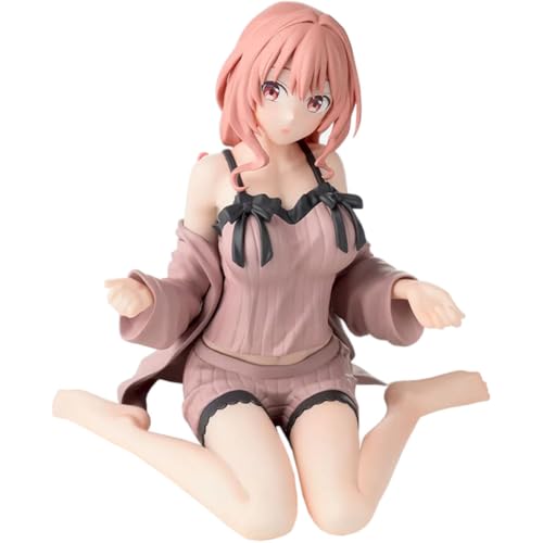 Amagami Yuna Figur Anime Figuren 11cm Knien-Pyjama-Stil PVC Modell Actionfigur Statue Modell Desktop Dekoration Sammlung Geburtstagsgeschenk für Fans von YLEAFUN