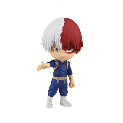 Anime Bakugou Katsuki Figur Anime Midoriya Izuku Action Figur Q Version PVC Figur Schreibtisch Ornament 8cm von YLEAFUN