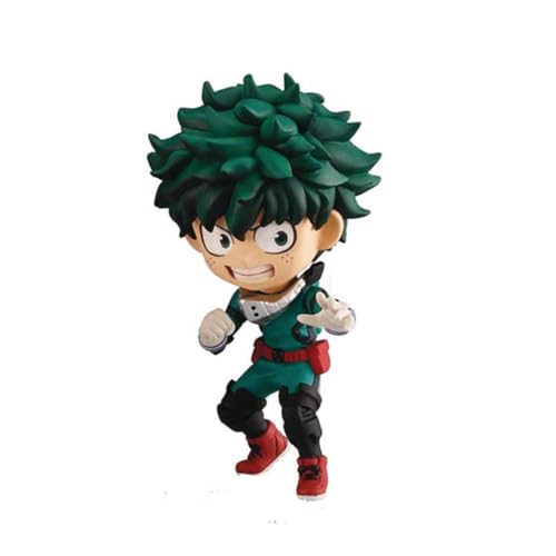 Anime Bakugou Katsuki Figur Anime Midoriya Izuku Action Figur Q Version PVC Figur Schreibtisch Ornament 8cm von YLEAFUN