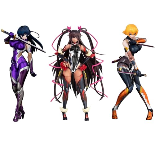 Igawa Asagi Action Figure 3pcs Anime Action Girl Model Austauschbare Teile Modell, Home Desktop Dekorationen, Geschenke FüR Anime-Fans von YLEAFUN