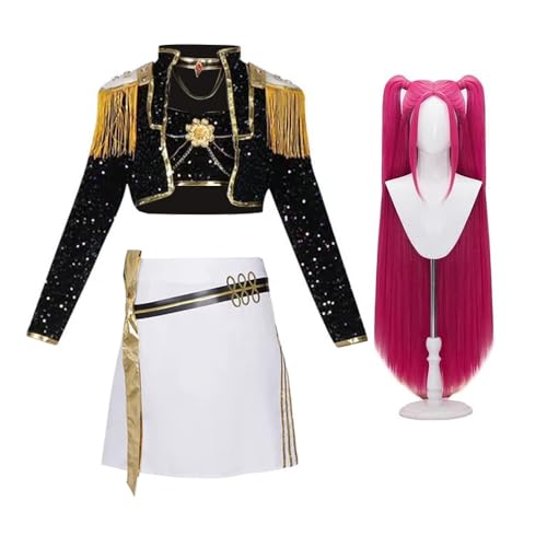 Rumi Cosplay Kostüme Anime Halloween mira Cosplay Kostüme Zoey Komplette Kleid Uniform Weihnachten Karneval make-Up Ball Kleid von YLEAFUN