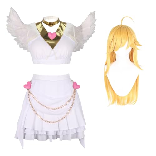 Strumpf Cosplay Costemu Anime Charakter Performance Kleidung Halloween Panty Cosplay Party Dress-Up Charakter Costemu+Wig Strumpf Cosplay Costemu Anime Charakter Performance Kleidung Halloween Panty Cosplay Party Dress-Up Charakter Costemu+Wig von YLEAFUN