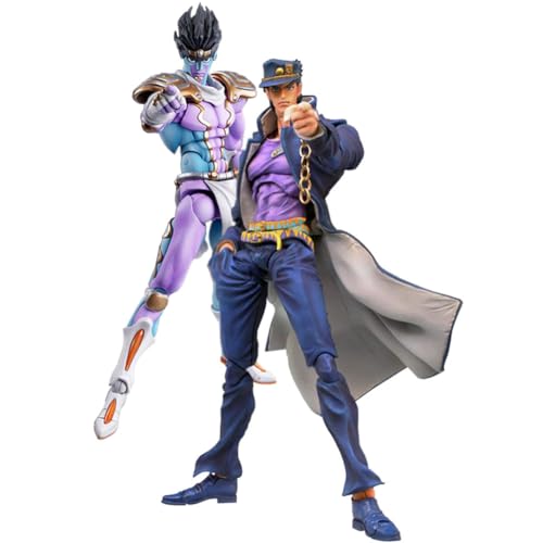 YLEAFUN 2PCS Star Platinum und Jotaro Figure Skulptur Anime JJBA Beweglich Figuren Modell Sammlerstücke Statue Desktop Ornamente YLEAFUN 2PCS Star Platinum und Jotaro Figure Skulptur Anime JJBA Beweglich Figuren Modell Sammlerstücke Statue Desktop Ornamente von YLEAFUN