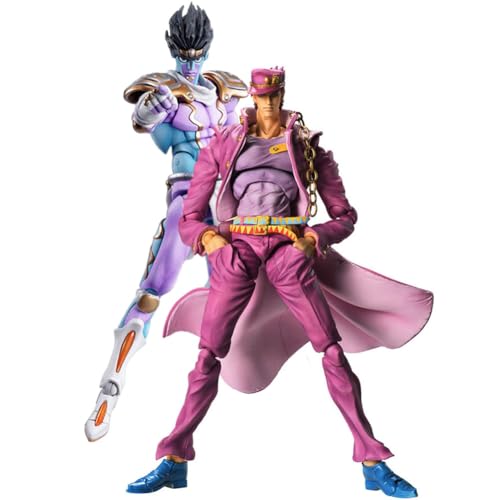 YLEAFUN 2PCS Star Platinum und Jotaro Figure Skulptur Anime JJBA Beweglich Figuren Modell Sammlerstücke Statue Desktop Ornamente YLEAFUN 2PCS Star Platinum und Jotaro Figure Skulptur Anime JJBA Beweglich Figuren Modell Sammlerstücke Statue Desktop Ornamente von YLEAFUN