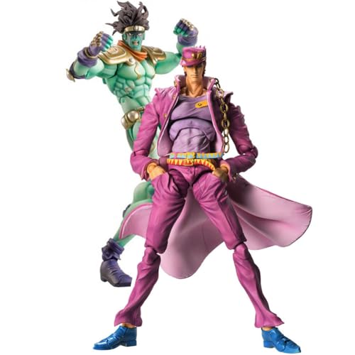 YLEAFUN 2PCS Star Platinum und Jotaro Figure Skulptur Anime JJBA Beweglich Figuren Modell Sammlerstücke Statue Desktop Ornamente YLEAFUN 2PCS Star Platinum und Jotaro Figure Skulptur Anime JJBA Beweglich Figuren Modell Sammlerstücke Statue Desktop Ornamente von YLEAFUN