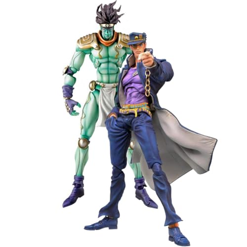 YLEAFUN 2PCS Star Platinum und Jotaro Figure Skulptur Anime JJBA Beweglich Figuren Modell Sammlerstücke Statue Desktop Ornamente YLEAFUN 2PCS Star Platinum und Jotaro Figure Skulptur Anime JJBA Beweglich Figuren Modell Sammlerstücke Statue Desktop Ornamente von YLEAFUN