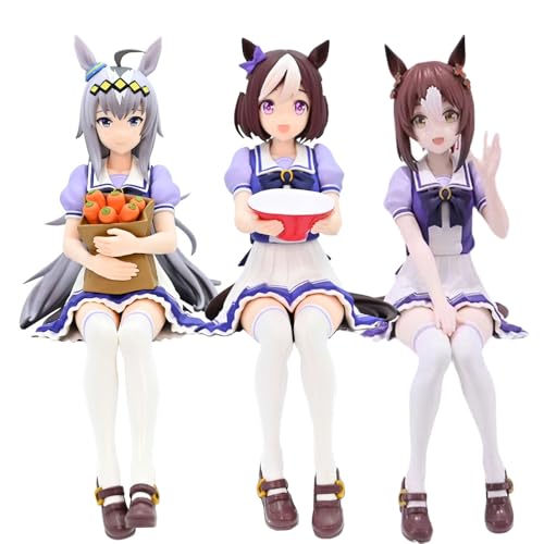 YLEAFUN 3PCS Oguri Cap/Special Week/Fine Motion Figur Anime Girls Nudelstopper Figuren Modell 15cm PVC Actionfigur Statue Desktop Dekoration Sammlung YLEAFUN 3PCS Oguri Cap/Special Week/Fine Motion Figur Anime Girls Nudelstopper Figuren Modell 15cm PVC Actionfigur Statue Desktop Dekoration Sammlung von YLEAFUN