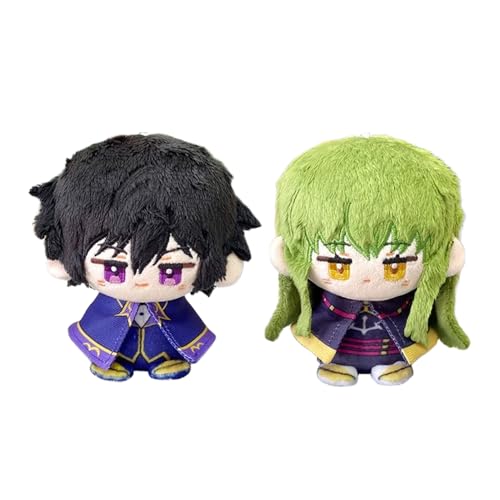 YLEAFUN Anime CC Plüsch Figur Anime Lelouch Plüsch Kissen Anime Charakter Plüsch Anhänger 12CM YLEAFUN Anime CC Plüsch Figur Anime Lelouch Plüsch Kissen Anime Charakter Plüsch Anhänger 12CM von YLEAFUN