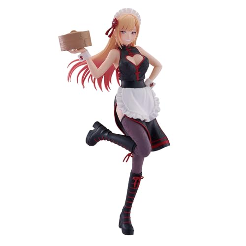 YLEAFUN Anime Figur Kitagawa Marin Modell Anime PVC Tischdekoration Statue 23cm Kitagawa Marin Chinesischer Stil Maid Figur von YLEAFUN