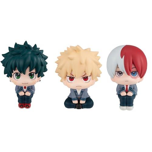 YLEAFUN Anime-Figur MHA Midoriya Izuku 3PCS Anime-Charakter MHA Midoriya Izuku 3PCS Nachschlagen Figuren 10cm PVC Home Sofa Auto Dekor Nachschlagen Figur von YLEAFUN