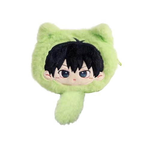 YLEAFUN Anime Isagi Yoichi PlüSchfigur 12cm PlüSchkissen Weiche FüLlung Aus Pp-Baumwolle PlüSch AnhäNger SchlüSselanhäNger Rucksack Dekoration Geschenk von YLEAFUN