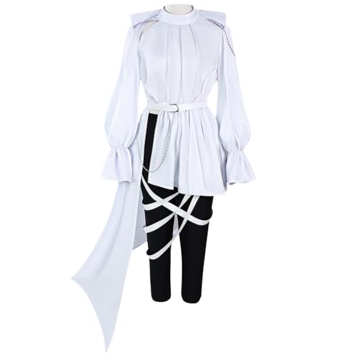 YLEAFUN Anime Luka Cosplay Kostüm Weißer Performance-Anzug, Erwachsene Herren Rollenspiel Outfits Komplett Set Halloween Karneval Uniform von YLEAFUN