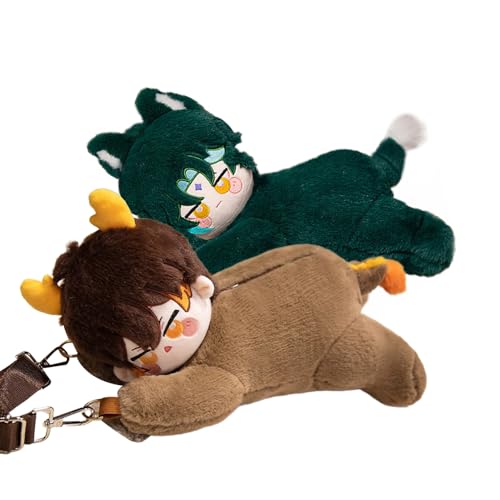 YLEAFUN Anime ZhongLi Plüschfigur Xiao Actionfigur Anime-Kissen Schreibtischdekoration 38 cm YLEAFUN Anime ZhongLi Plüschfigur Xiao Actionfigur Anime-Kissen Schreibtischdekoration 38 cm von YLEAFUN