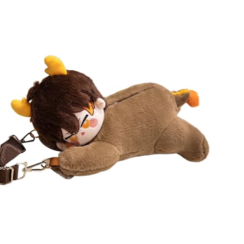 YLEAFUN Anime ZhongLi Plüschfigur Xiao Actionfigur Anime-Kissen Schreibtischdekoration 38 cm YLEAFUN Anime ZhongLi Plüschfigur Xiao Actionfigur Anime-Kissen Schreibtischdekoration 38 cm von YLEAFUN