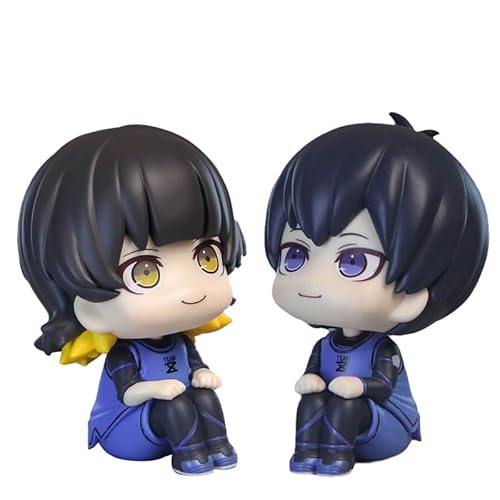 YLEAFUN Bachira Meguru Figur Sitzende Anime Isagi Yoichi Look Up Figure 10cm Niedlicher PVC Statue Modell Sammlung Desktop Ornament, 2Stücke YLEAFUN Bachira Meguru Figur Sitzende Anime Isagi Yoichi Look Up Figure 10cm Niedlicher PVC Statue Modell Sammlung Desktop Ornament, 2Stücke von YLEAFUN