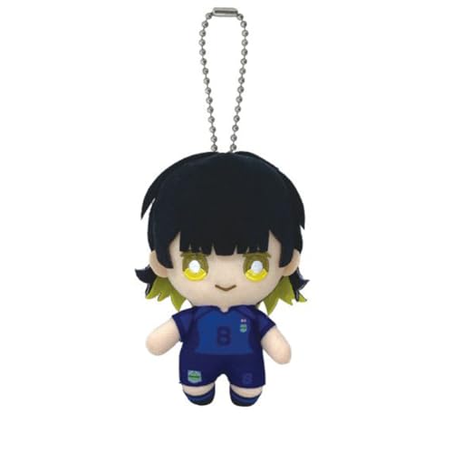 YLEAFUN Bachira Meguru PlüSch AnhäNger, Anime Cartoon Pp Baumwolle Weiche FüLlung, 10cm Niedliche PlüSch SchlüSselanhäNger Und Tasche AnhäNger Sammlung Geschenk von YLEAFUN