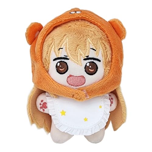 YLEAFUN DOMA Umaru PlüSch AnhäNger Anime Figur DOMA Umaru Figur Kissen 12cm Cartoon PlüSch AnhäNger, Niedliche SchlüSselanhäNger Tasche Dekoration von YLEAFUN