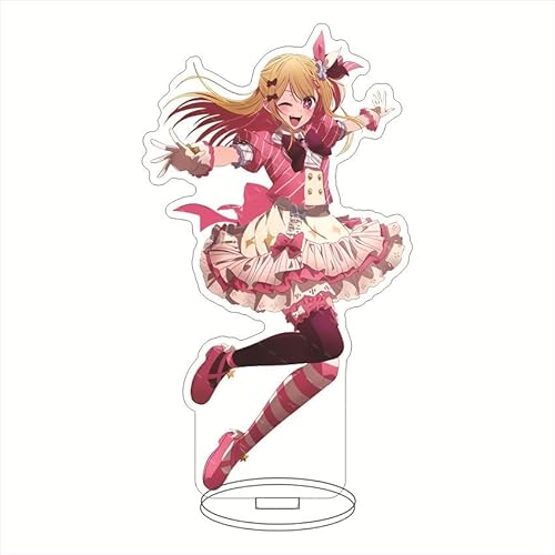 YLEAFUN Hoshino Rubi Acryl Stehzeichen Anime Cartoon Figuren Hoshino Rubi FüR Auto Dekoration, Tischschmuck, Geburtstagsgeschenk FüR Fans von YLEAFUN