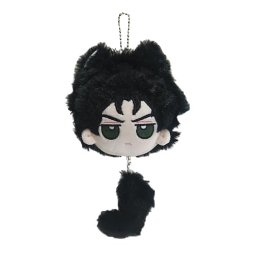 YLEAFUN Jotaro Plush Figur Anime Jotaro Pillow Cushion Jotaro Plu Pendant Sofa Schlafzimmer Home Dekoration Ornaments 10cm von YLEAFUN