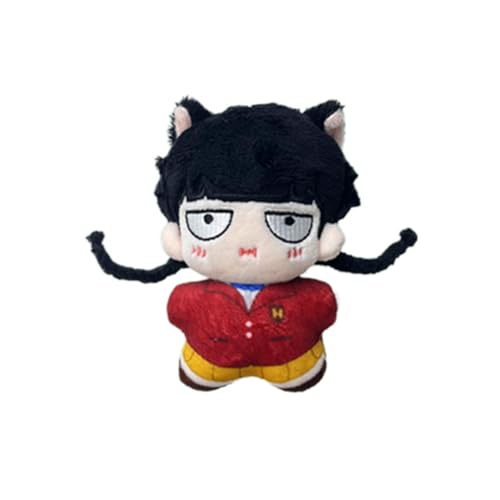 YLEAFUN Kageyama Shigeo PlüSch AnhäNger Damenversion Pp Baumwolle Weich GefüLlt PlüSch SchlüSselanhäNger 12 cm Tasche Auto SchlüSselanhäNger Dekoration Geburtstagsgeschenk von YLEAFUN