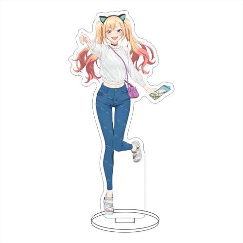 YLEAFUN Kitagawa Marin Acryl Figur Anime Charakter Nikaidou Neon Figur Manga Modell Acryl Ständer Dekoration Desktop Aufsteller 16cm von YLEAFUN
