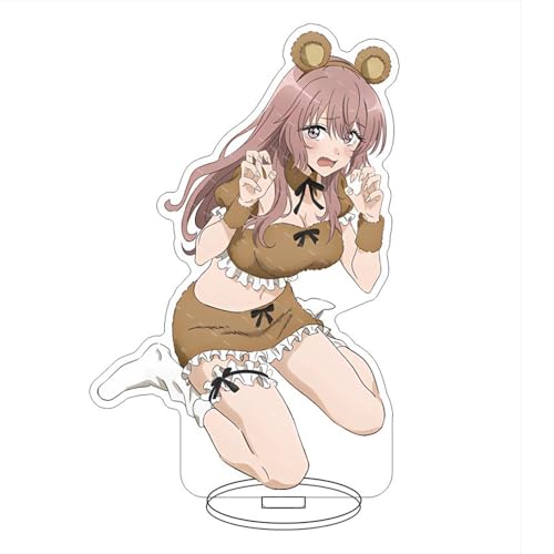 YLEAFUN Kitagawa Marin Acryl Figur Anime Charakter Nikaidou Neon Figur Manga Modell Acryl Ständer Dekoration Desktop Aufsteller 16cm von YLEAFUN