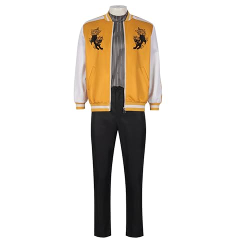 YLEAFUN Kota Cosplay Uniform Herren Japanischer Anime Schuluniform mit Löwe Druck Mantel Komplett Set Halloween Party Kostüm YLEAFUN Kota Cosplay Uniform Herren Japanischer Anime Schuluniform mit Löwe Druck Mantel Komplett Set Halloween Party Kostüm von YLEAFUN