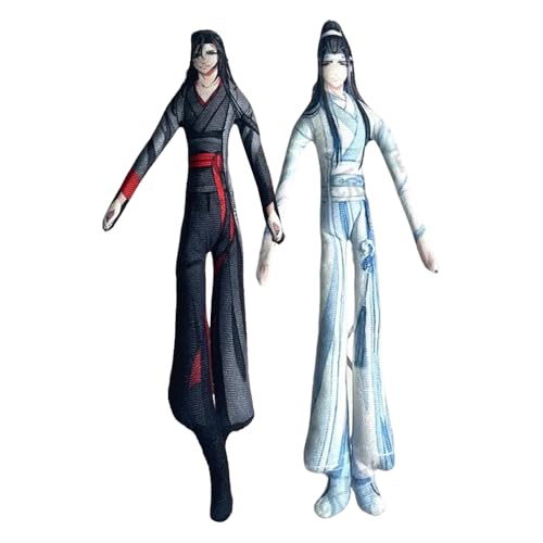 YLEAFUN LAN Wang Ji 2Pcs PlüSchfigur Lustige Form PlüSchkissen Dekompression Charakter PlüSchhäNgen, 30cm SüßEs AnhäNgergeschenk von YLEAFUN