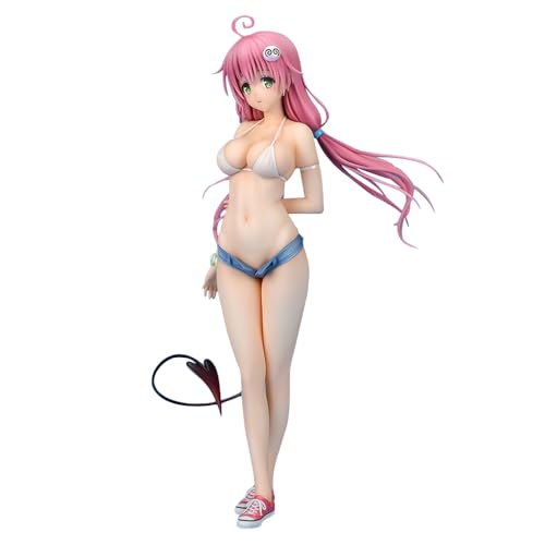 YLEAFUN Lala Satalin Deviluke Figur Badeanzug Anime Modell Statue 22cm Mädchen Figuren Ornamente Anime Peripheriegeschenke für Fans von YLEAFUN