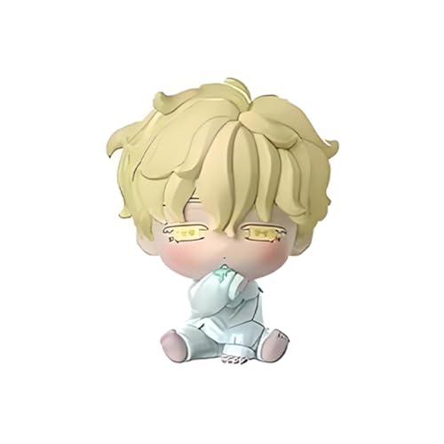 YLEAFUN Luca Figur Anime Niedliche Serie Luca Sitzhaltung PVC Statue Schlafzimmer Sofa Auto Aktion Puppe Ornamente 6 cm von YLEAFUN