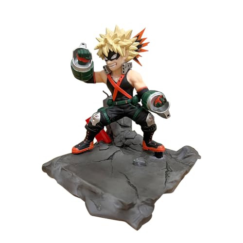 YLEAFUN MHA Anime Bakugou Katsuk Figur Anime Skulptur PVC Actionfigur 18cm Sammlung Tischdekoration von YLEAFUN