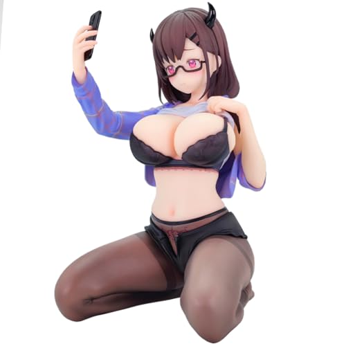 YLEAFUN Mocha Jiang Jiang Jiang Figur Statue Anime Teufelsmädchen Figuren Kniend Cartoon Charakter Modell Desktop Ornament 15cm YLEAFUN Mocha Jiang Jiang Jiang Figur Statue Anime Teufelsmädchen Figuren Kniend Cartoon Charakter Modell Desktop Ornament 15cm von YLEAFUN