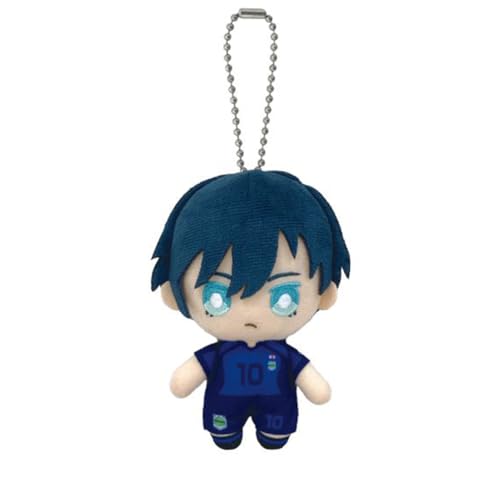 YLEAFUN Rin Itoshi PlüSch AnhäNger, Anime Cartoon Pp Baumwolle Weiche FüLlung, 10cm Niedliche PlüSch SchlüSselanhäNger Und Tasche AnhäNger Sammlung Geschenk von YLEAFUN