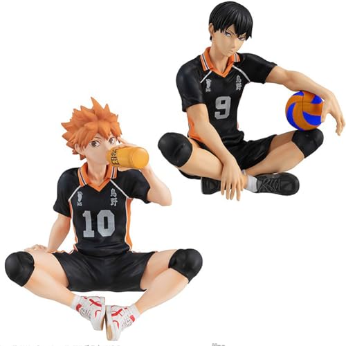 YLEAFUN Shoyo Hinata Tobio Kageyama Figur Sitzend Figur Anime Peripherie PVC Modell Desk Decoration Ornament, Geschenke FüR Fans YLEAFUN Shoyo Hinata Tobio Kageyama Figur Sitzend Figur Anime Peripherie PVC Modell Desk Decoration Ornament, Geschenke FüR Fans von YLEAFUN