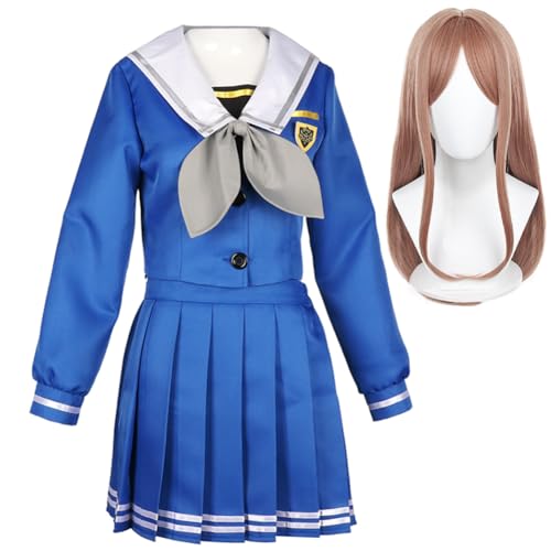 YLEAFUN SoyoNagasaki Cosplay Kostüm Anime Matrosen Uniform Damen Blaues Rockhemd Schuluniform-Set Halloween Karneval Party Outfits YLEAFUN SoyoNagasaki Cosplay Kostüm Anime Matrosen Uniform Damen Blaues Rockhemd Schuluniform-Set Halloween Karneval Party Outfits von YLEAFUN