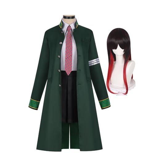 YLEAFUN Tsubakino Tasuku Cosplay Kostüm Anime Schuluniform Anzug Damen Langer Mantel Roleplay Outfits für Halloween Karneval Party YLEAFUN Tsubakino Tasuku Cosplay Kostüm Anime Schuluniform Anzug Damen Langer Mantel Roleplay Outfits für Halloween Karneval Party von YLEAFUN