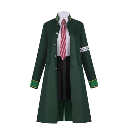 YLEAFUN Tsubakino Tasuku Cosplay Kostüm Anime Schuluniform Anzug Damen Langer Mantel Roleplay Outfits für Halloween Karneval Party YLEAFUN Tsubakino Tasuku Cosplay Kostüm Anime Schuluniform Anzug Damen Langer Mantel Roleplay Outfits für Halloween Karneval Party von YLEAFUN