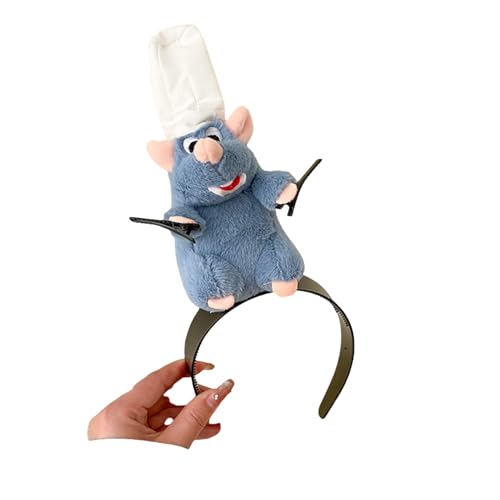 Frauen Cartoon Remy Ratatouille Kopfbedeckung Niedliche Mausohren Stirnband Haarnadel Ratatouille Kostüm Maus Stirnband Stofftier Kopfbedeckung Cartoon Merch Kostüm Requisiten Lustige Geschenke für Frauen Cartoon Remy Ratatouille Kopfbedeckung Niedliche Mausohren Stirnband Haarnadel Ratatouille Kostüm Maus Stirnband Stofftier Kopfbedeckung Cartoon Merch Kostüm Requisiten Lustige Geschenke für von SANJSJHXJ