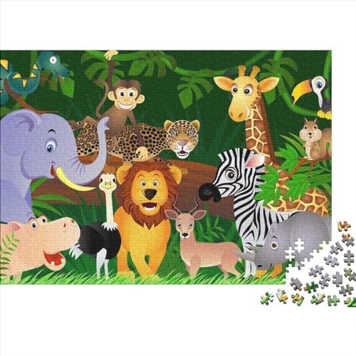 Animal World 1000 Pieces Puzzle Tierwelt 1000 Teile Puzzle Puzzle Lernspiele Heimdekoration Jigsaw Puzzles for Adults and Children from 14 Years 1000pcs (75x50cm) von YLIANVED