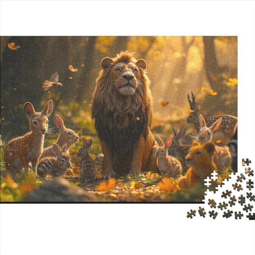Animal World 300 Pieces Puzzle Tierwelt 300 Teile Puzzle Puzzle Lernspiele Heimdekoration Jigsaw Puzzles for Adults and Children from 14 Years 300pcs (40x28cm) von YLIANVED