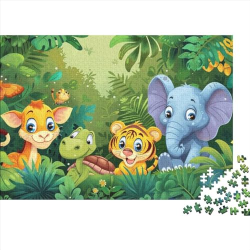 Forest Animals 1000 Piece Puzzle Animals 1000 Teile Puzzle Educational Game - Toy Gift - Wall Decoration Jigsaw Puzzles for Adults and Children from 14 Years 1000pcs (75x50cm) von YLIANVED