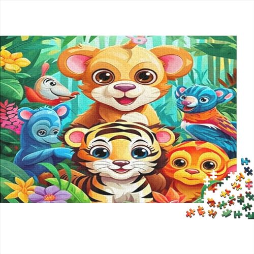 Forest Animals Puzzle 1000 Pieces Animals 1000 Teile Puzzle Impossible Puzzle - Home Decoration Puzzle Jigsaw Puzzles for Adults and Children from 14 Years 1000pcs (75x50cm) von YLIANVED