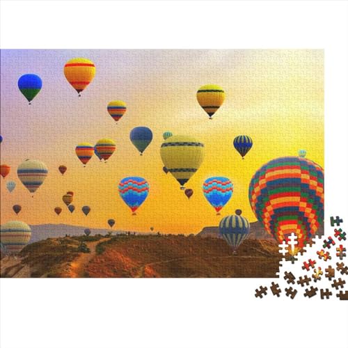 Hot Air Balloon 1000 Piece Puzzle Heißluftballons 1000 Teile Puzzle Children Educational Game - Toy Gift Jigsaw Puzzles for Adults and Children from 14 Years 1000pcs (75x50cm) von YLIANVED